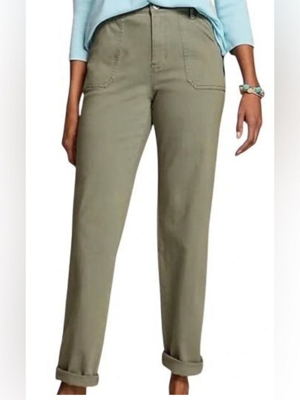 J. Jill - NEW - High Rise Straight-Leg Pants in the shade light coriander